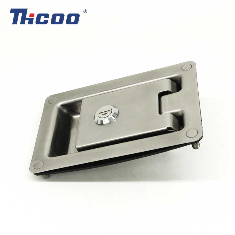 Heavy Duty Stainless Steel Safety Door Lock Ute Tray Camper Accessories 2 Point Paddle Latch Truck Trailer Recessed Plane Lock