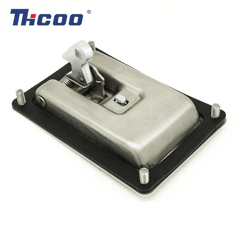 Heavy Duty Stainless Steel Safety Door Lock Ute Tray Camper Accessories 2 Point Paddle Latch Truck Trailer Recessed Plane Lock