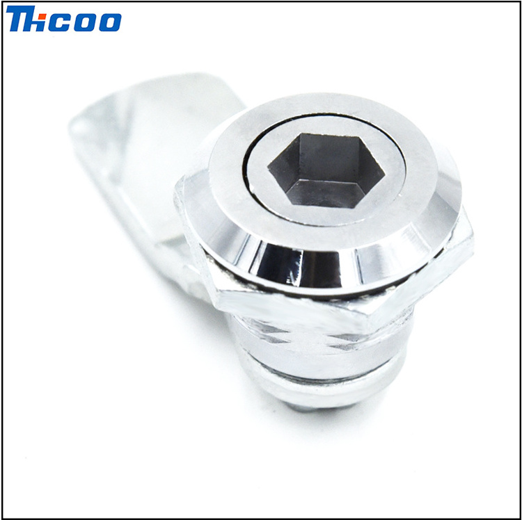 Zinc Alloy Cabinet Tool Box Cam Lock Latch Making Flat Key Lock Cam Locks for Drawer Door Mailbox A6011