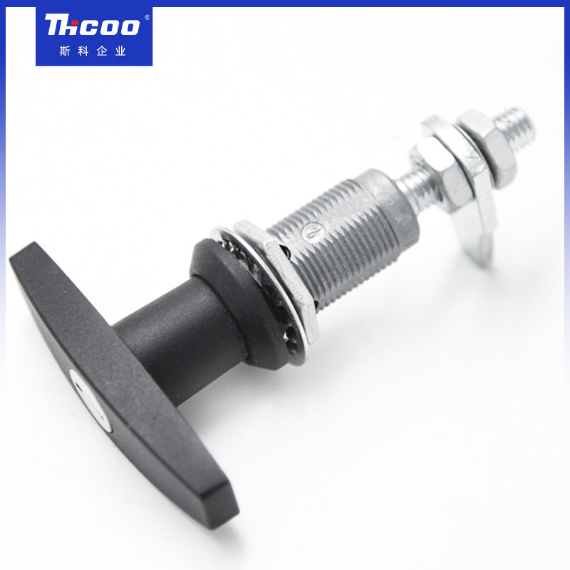 Construction Machinery T Handle Door Lock Zinc Alloy Body Shed Kit Latch Garage Door Lock Truck Cabinet Lock