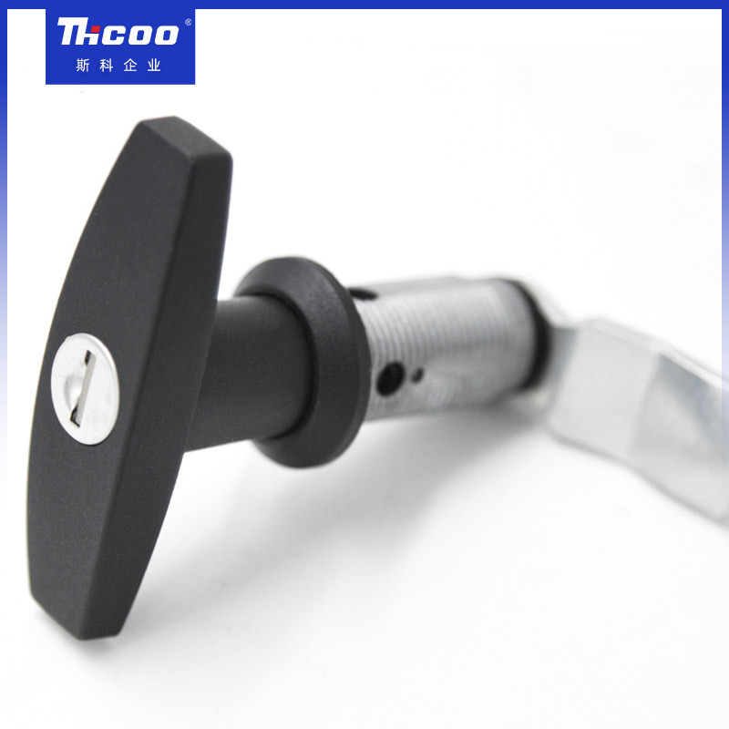 Construction Machinery T Handle Door Lock Zinc Alloy Body Shed Kit Latch Garage Door Lock Truck Cabinet Lock