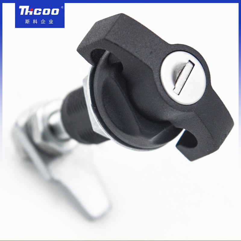 Zinc Alloy Wings Style Handle Electronic Cabinet Lock Swing Handles Fasteners Compression Cam Latch