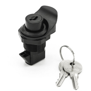 Push To Close Latch Cam Lock Plastic Push Button Sliding Door Cylinder Cabinet Cam Slam Door Lock for Kitchen Equipment