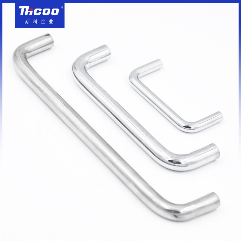 Stainless Steel Customized OEM Kitchen Cabinets Door Pull Handle and Knobs Modern Drawer Flush Door Handle