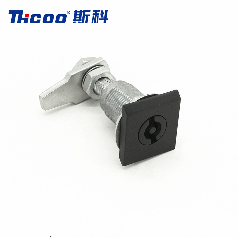 2023 Hot Sale Good Price High Security Industrial Machines Cylinder Cabinet Lock Square Head 180 Degree Quarter Turn Lock