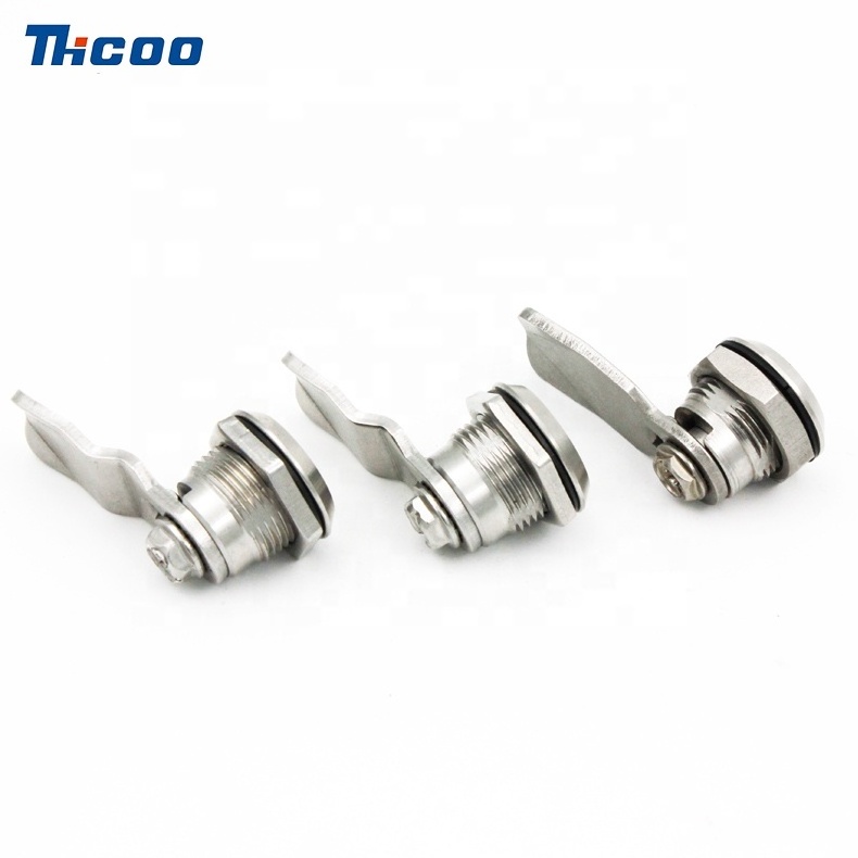 Stainless Steel Cam Lock Die-Casting Chrome Plating Double Bit Head Quarter Turn Lock