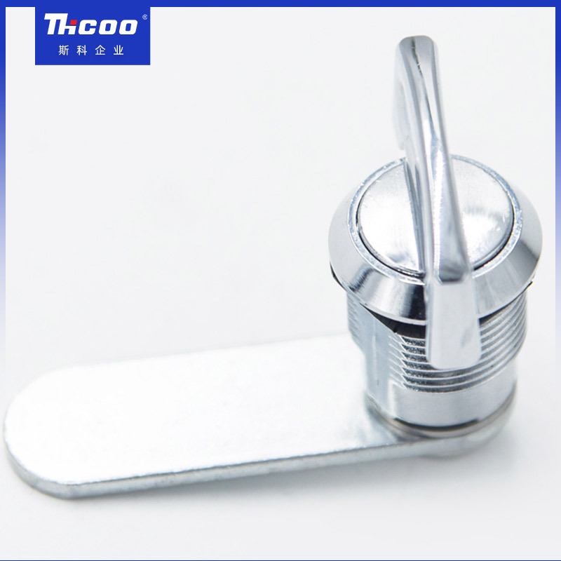 Zinc Alloy Slot Handle Quarter Turn Wing Knob Toolbox Cam Lock Non- Key Cabinet Drawer Lock A6207