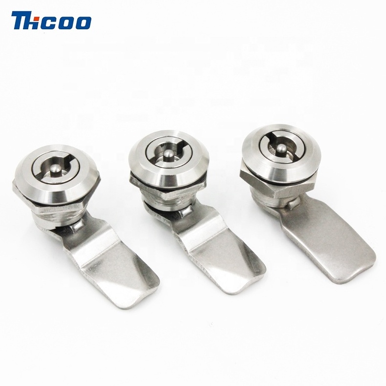 Stainless Steel Cam Lock Die-Casting Chrome Plating Double Bit Head Quarter Turn Lock