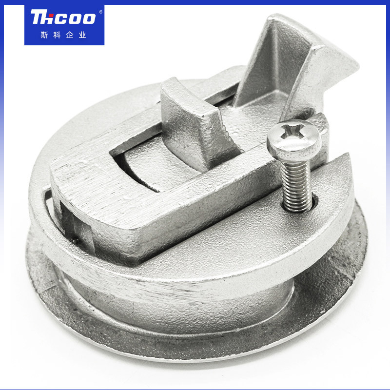 Marine Hardware Roof Hatch Slam Latch Bolt Lock Stainless Flush Pull Boat Hatch Latch Marine Slam Latch with Gasket