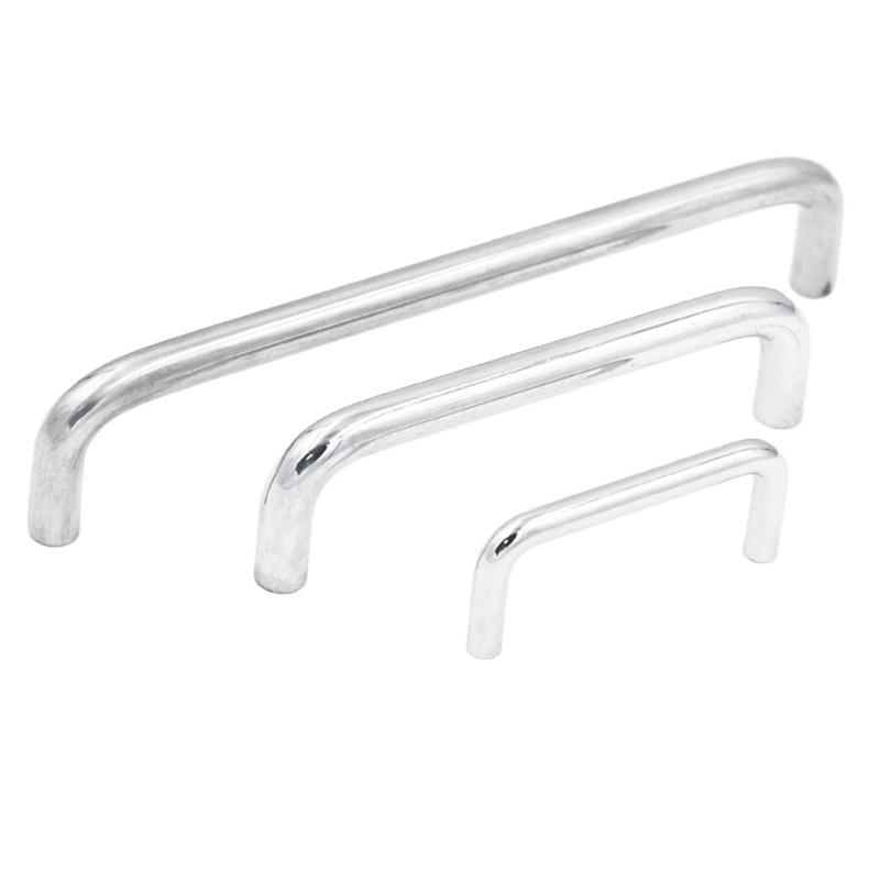 Stainless Steel Customized OEM Kitchen Cabinets Door Pull Handle and Knobs Modern Drawer Flush Door Handle