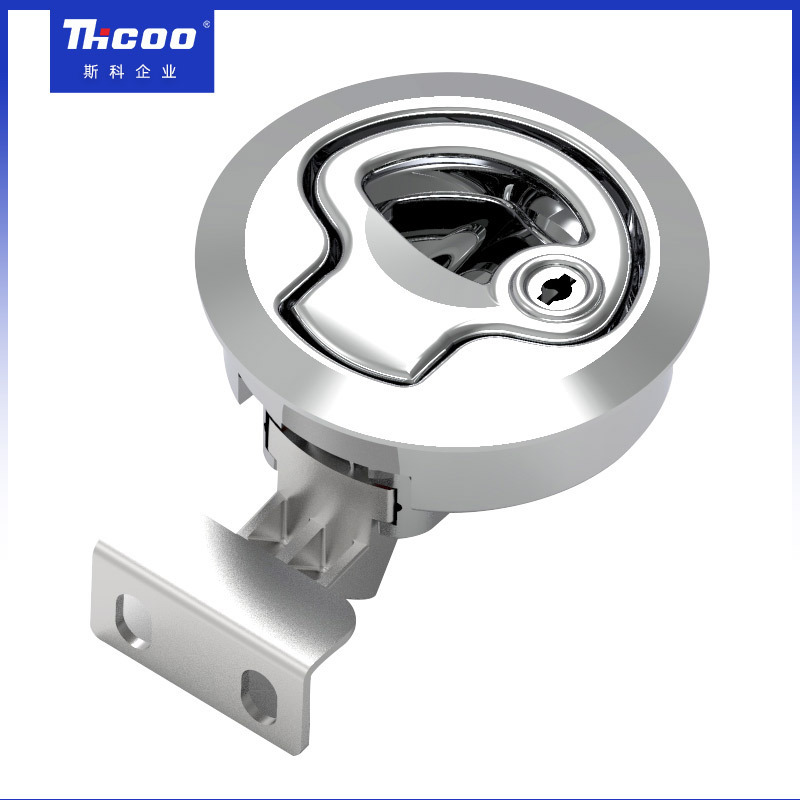 Marine Hardware Roof Hatch Slam Latch Bolt Lock Stainless Flush Pull Boat Hatch Latch Marine Slam Latch with Gasket