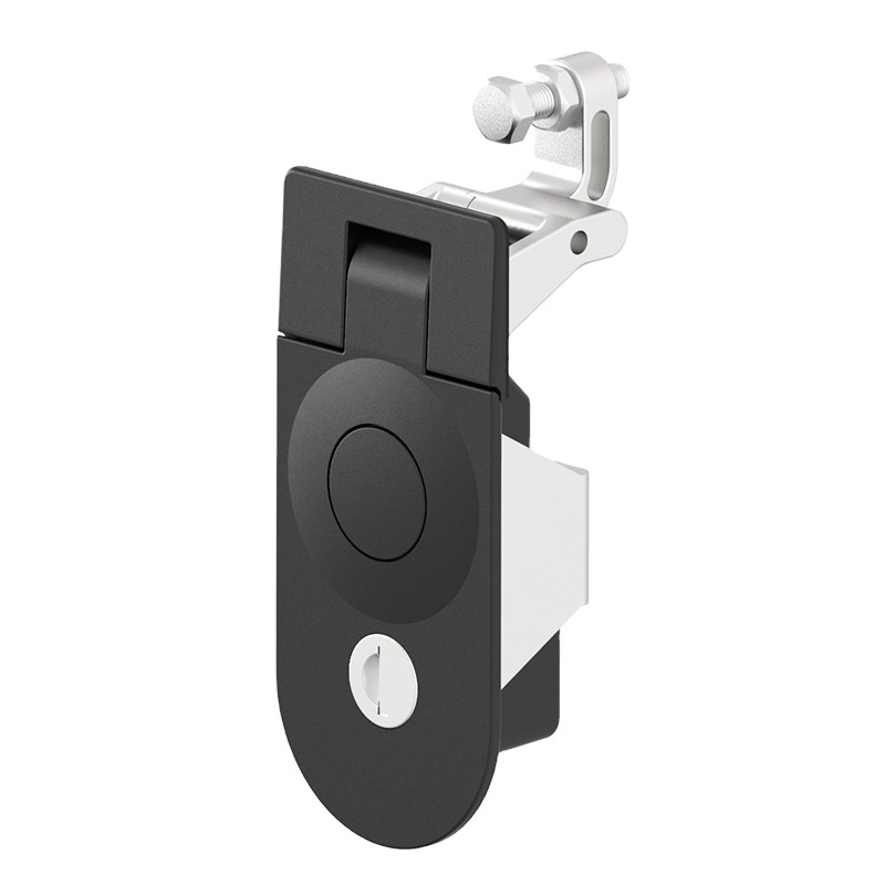 Compression Latch Flush Mount Zinc Alloy Black Adjustable Sealed Large Lever Hand Operated Compression Latches Key Plane Lock