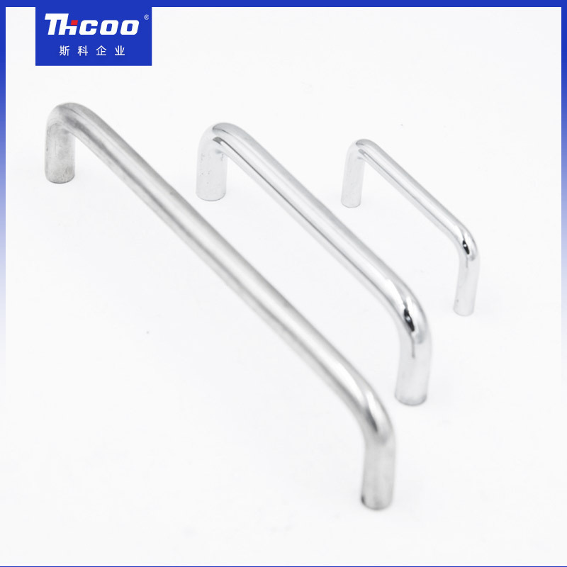 Stainless Steel Customized OEM Kitchen Cabinets Door Pull Handle and Knobs Modern Drawer Flush Door Handle