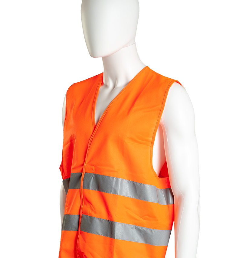 Hi Vis Reflective Safety Vest Security Construction Reflective Veat Workwear 100% Polyester Safety Vest With Reflective Tape