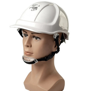 Safety helmet chin strap for construction