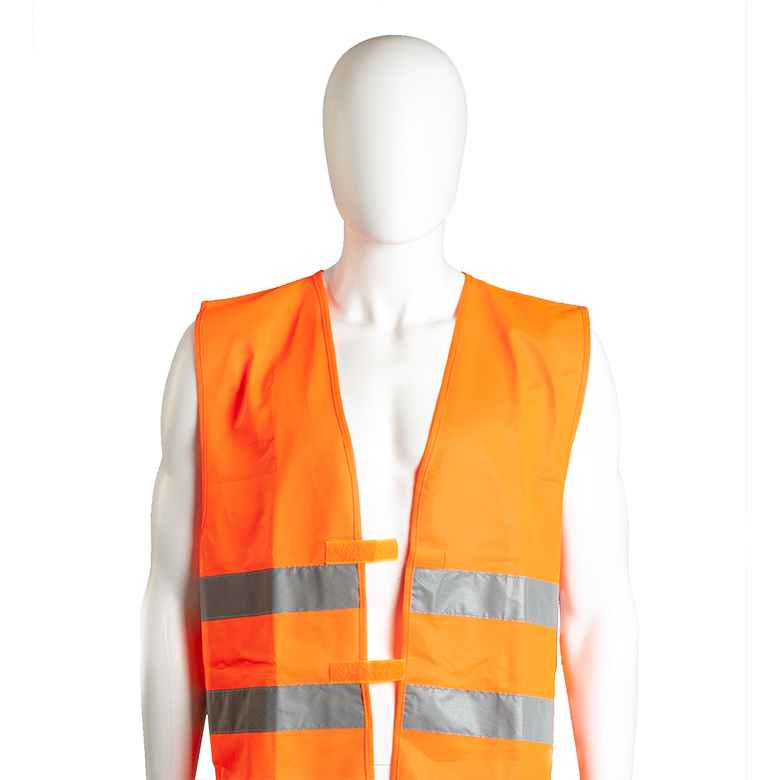 Hi Vis Reflective Safety Vest Security Construction Reflective Veat Workwear 100% Polyester Safety Vest With Reflective Tape