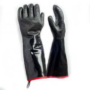 heat and oil resistant neoprene bbq gloves oven gloves