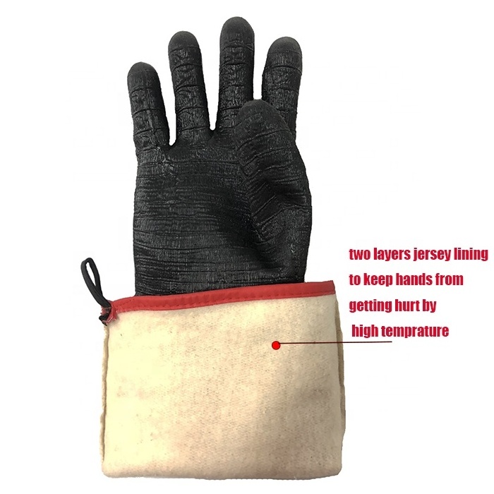 heat resistant microwave oven use neoprene bbq kitchen gloves