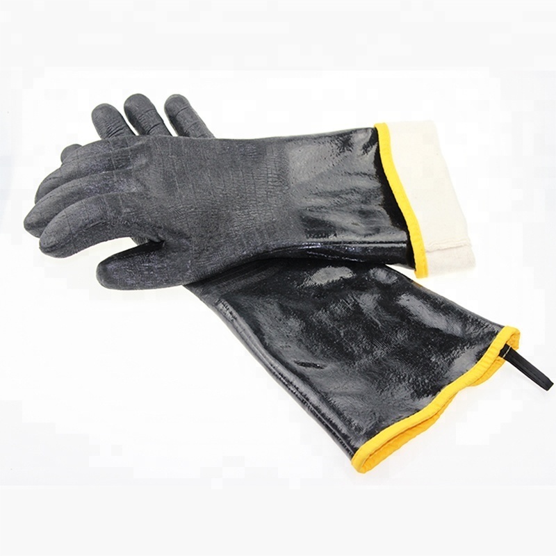 heat and oil resistant neoprene bbq gloves oven gloves