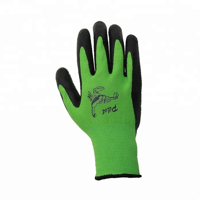 micro foam safety gloves nitrile coated nitrile garden gloves