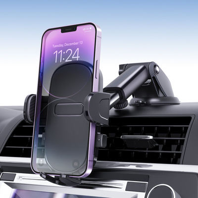 Car Mount Mobile Phone Holder With 360 Rotating Telescopic Arm For Car Phone Holder Universal Windshield  Dashboard Mount