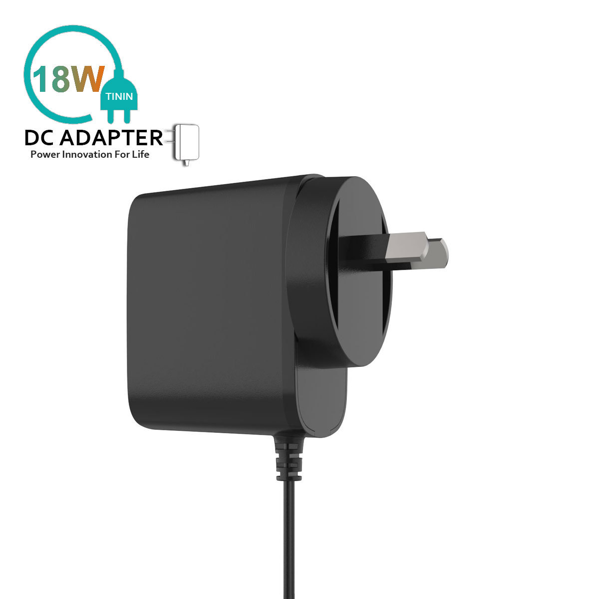 12V 1A Power Supply Adapter Tianyin 1500mA 18W AC/DC Adapter 18W AC Switching Adapter Slim Design DC 12V Charger for CCTV Camera