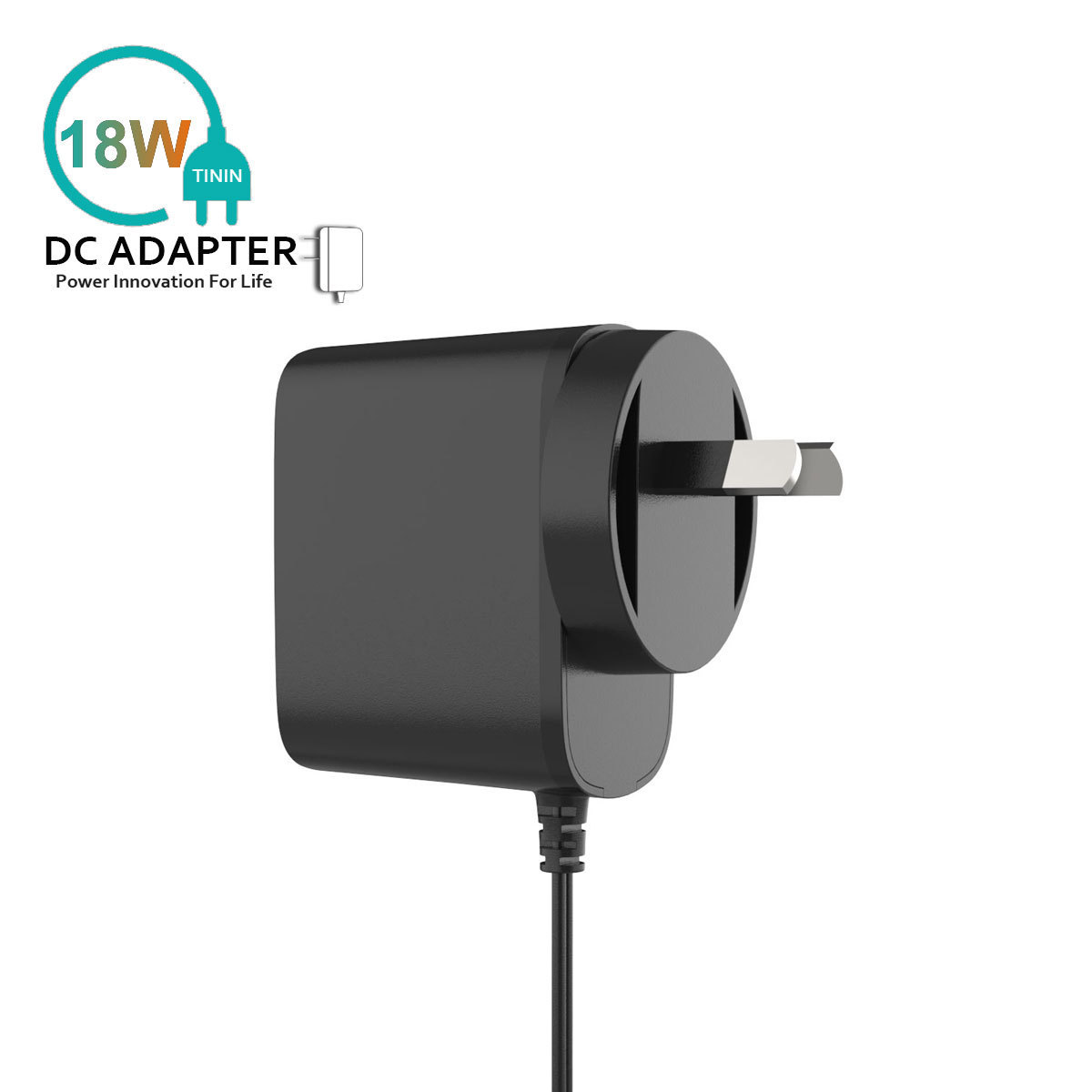 12V 1A Power Supply Adapter Tianyin 1500mA 18W AC/DC Adapter 18W AC Switching Adapter Slim Design DC 12V Charger for CCTV Camera