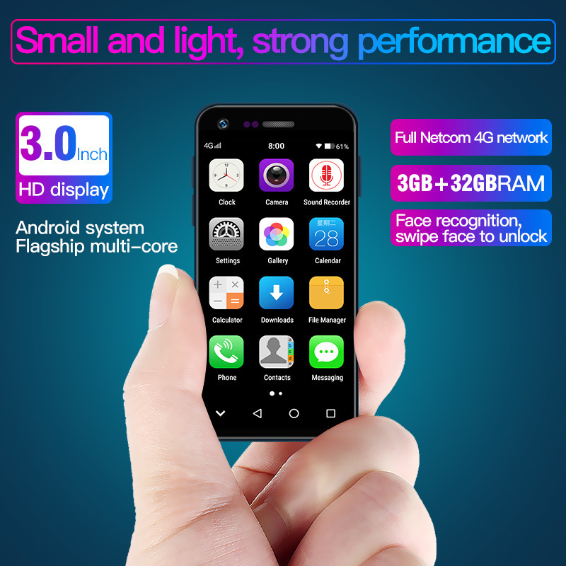 Wholesale Original SOYES XS smallest unlocked super mini android smart phone 4G Mobile phone