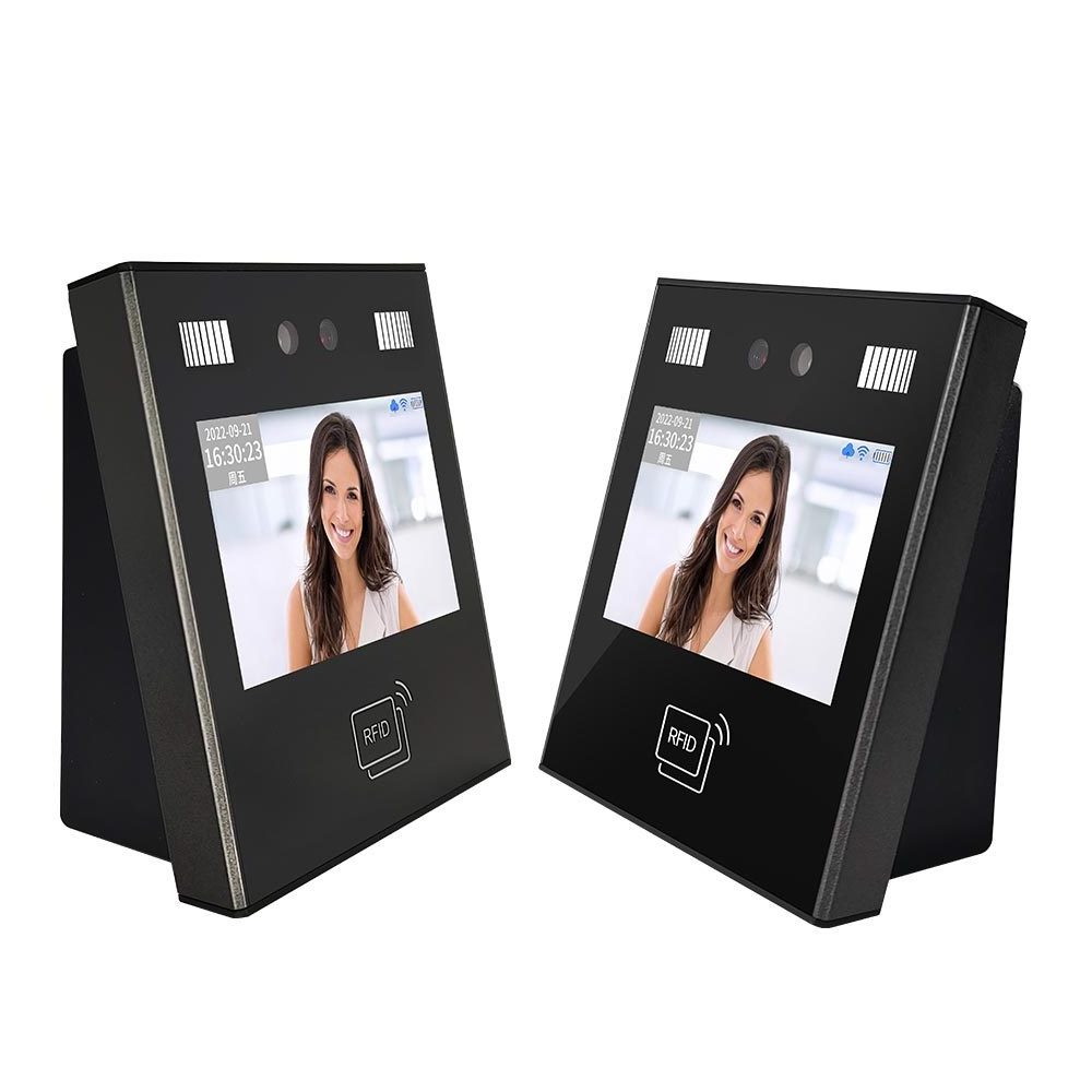 4.3 Inch Touch Screen Cloud based TCP/IP 0.8T NPU Wifi supported SDK smart face time attendance system machine