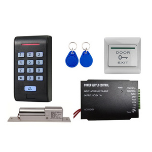 Electronic Magnetic Door Lock + Power Supply + Access Control 125KHz Rfid Keypad+ Tags Access Control System&Products