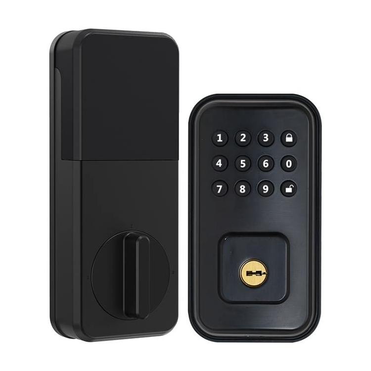 Security Deadbolt Single Latch  Keyless Keypad Digital Smart Door Lock