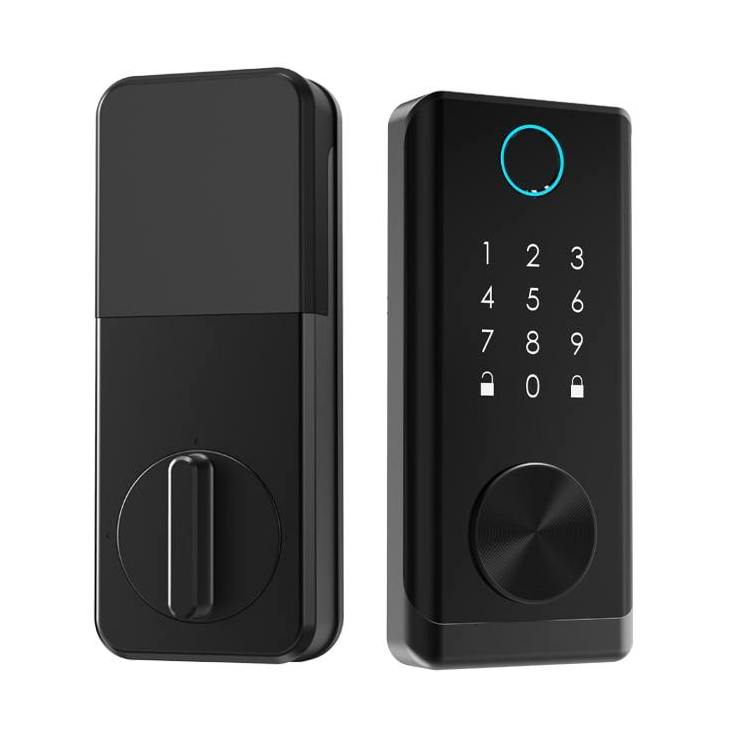 Smart Home Hotel Door Digital Lock Residence Tuya Smart Life APP TTlock Fingerprint Pass code Card Wifi Smart Door Locks