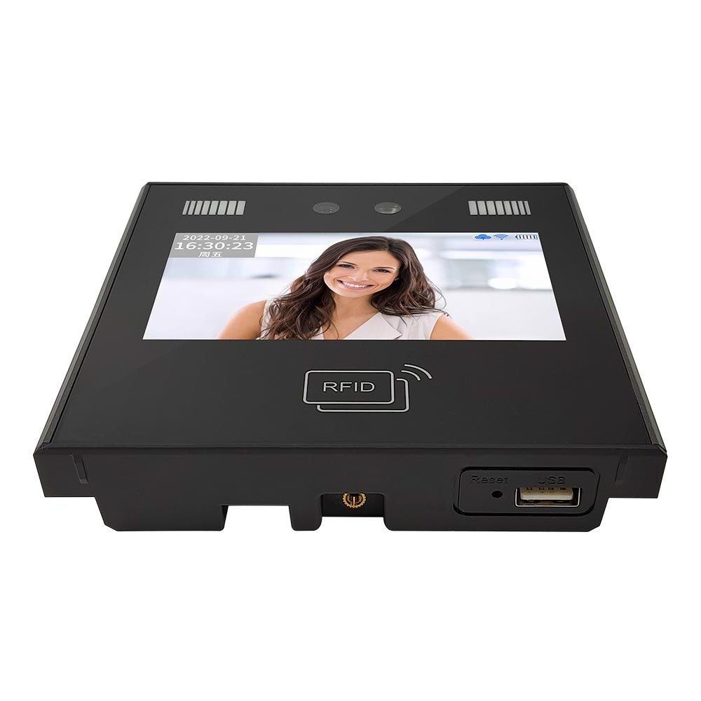 4.3 Inch Touch Screen Cloud based TCP/IP 0.8T NPU Wifi supported SDK smart face time attendance system machine