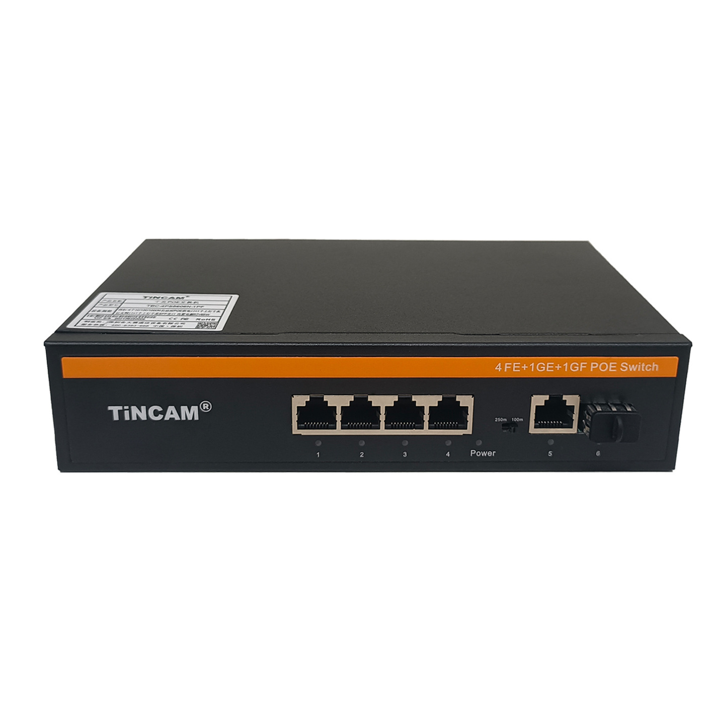 TiNCAM  4 8 16 24 Ports Ethernet POE Switch 100Mbps Gigabit With 1 Uplink SFP Network Switcher For CCTV Camera IP Telephone