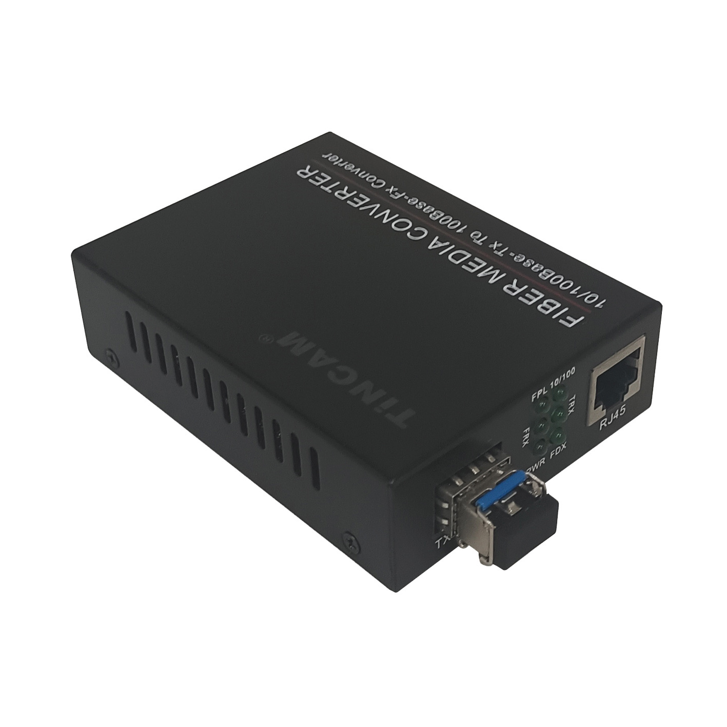 TiNCAM Media Converter 10/100 Base-Tx To 100 Base-LX With SFP Port Communication Equipment Fiber Optic Ethernet Switch