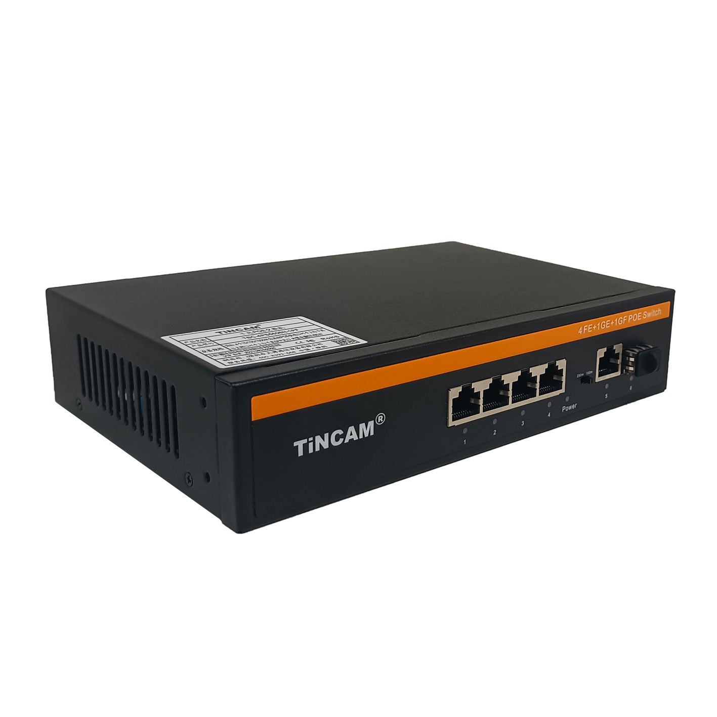 TiNCAM  4 8 16 24 Ports Ethernet POE Switch 100Mbps Gigabit With 1 Uplink SFP Network Switcher For CCTV Camera IP Telephone