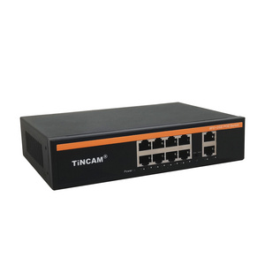 TiNCAM Modern 8*10/100mbps Rj45 Port 202*140*45mm Utepo Poe Switch Poe Switch ComfastEthernet Switches PoE Outdoor