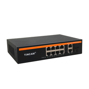 TiNCAM 4/8/16/24/48Port 2.5G Multi-Gigabit Easy Smart Unmanaged PoE Desktop Network Switch With 1* SFP Slot 2* Uplink Wired LAN