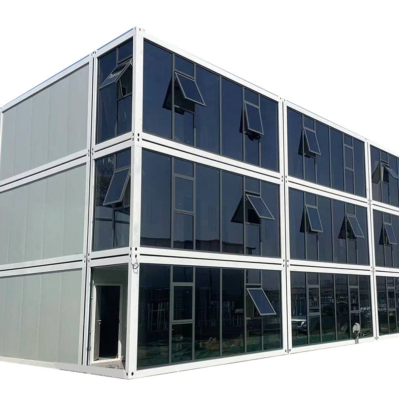 Soundproof Glass Office Container Homes Mobile Expandable Portable Modular  Prefabricated Container House