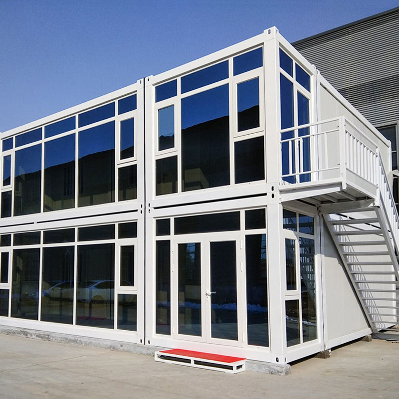 Soundproof Glass Office Container Homes Mobile Expandable Portable Modular  Prefabricated Container House