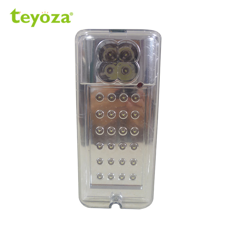 teyoza battery operated emergency lighting home rechargeable led portable lamp