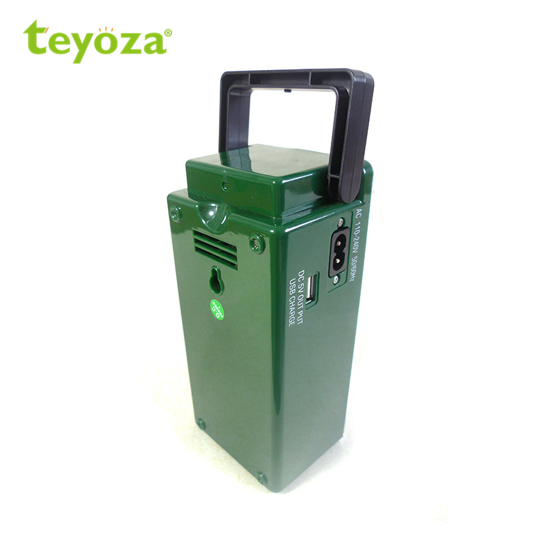 teyoza battery operated emergency lighting home rechargeable led portable lamp