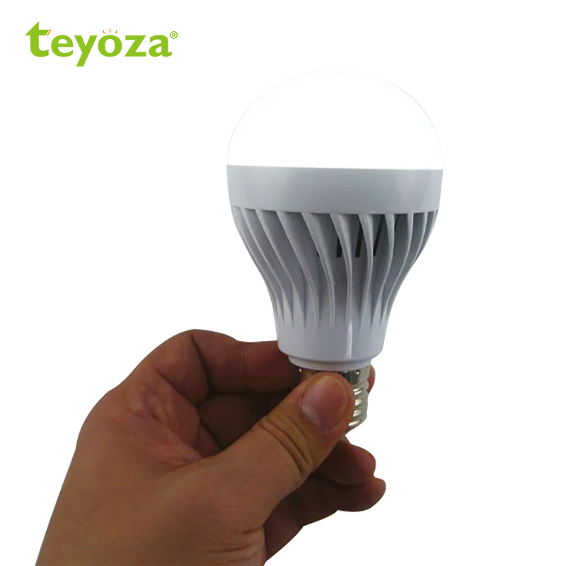 Teyoza long duration rechargeable led emergency smart bulb with lithium-ion battery