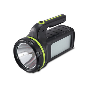 Shenzhen factory portable Solar rechargeable led outdoor SOS waterproof handheld search light