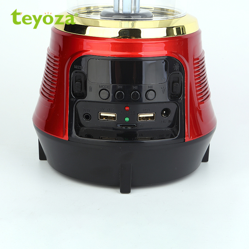 teyoza LED rechargeable camping lantern portable solar emergency light outdoor