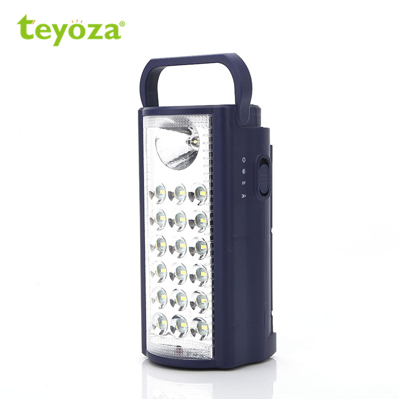 Outdoor portable rechargeable light plastic led emergency lantern