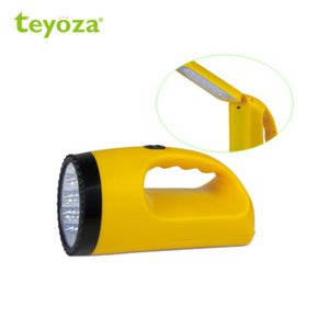 teyoza outdoor Rechargeable Search  light Powerful Large LED flashlight Emergency torch Light with Handle