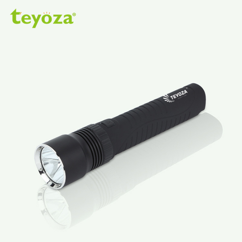 teyoza Rechargeable Portable Rotate Tactical tactical flashlight rechargeab Torch Powerful Waterproof  Diving led Flashlight