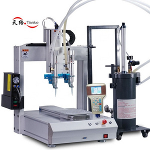 Tianluo Fully Automatic AD PCB CNC Robot Glue Blinding Dispensing Machine Desktop Hot Melting Dispenser Stick Making Machinery