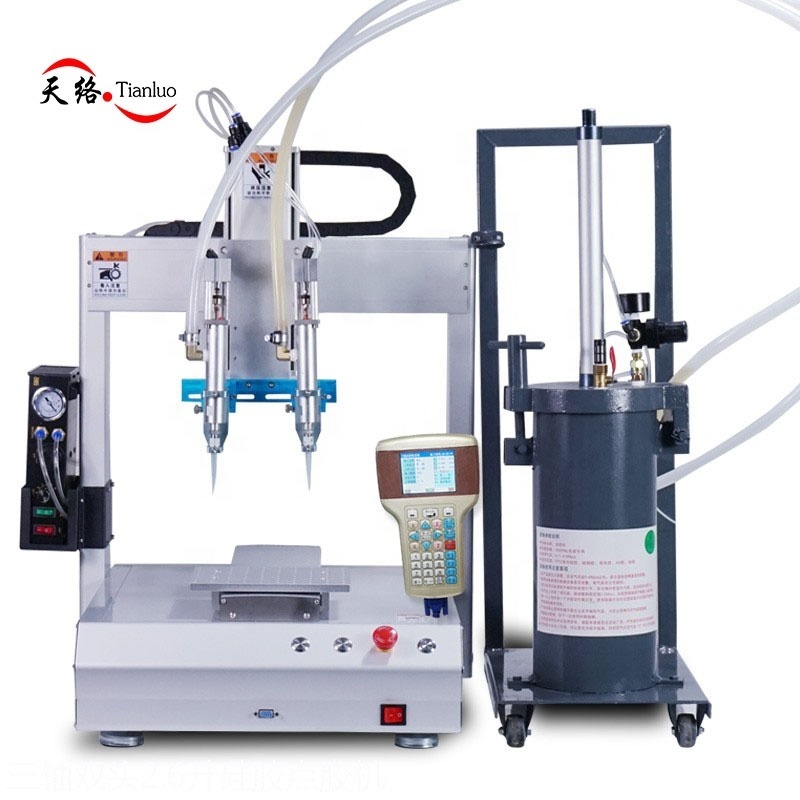 Tianluo Automatic Three-axis Double-head Silicone Glue Dispenser Dispensing Machine Liquid Production Line Equipment Machinery